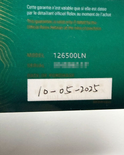 Rolex 126500LN